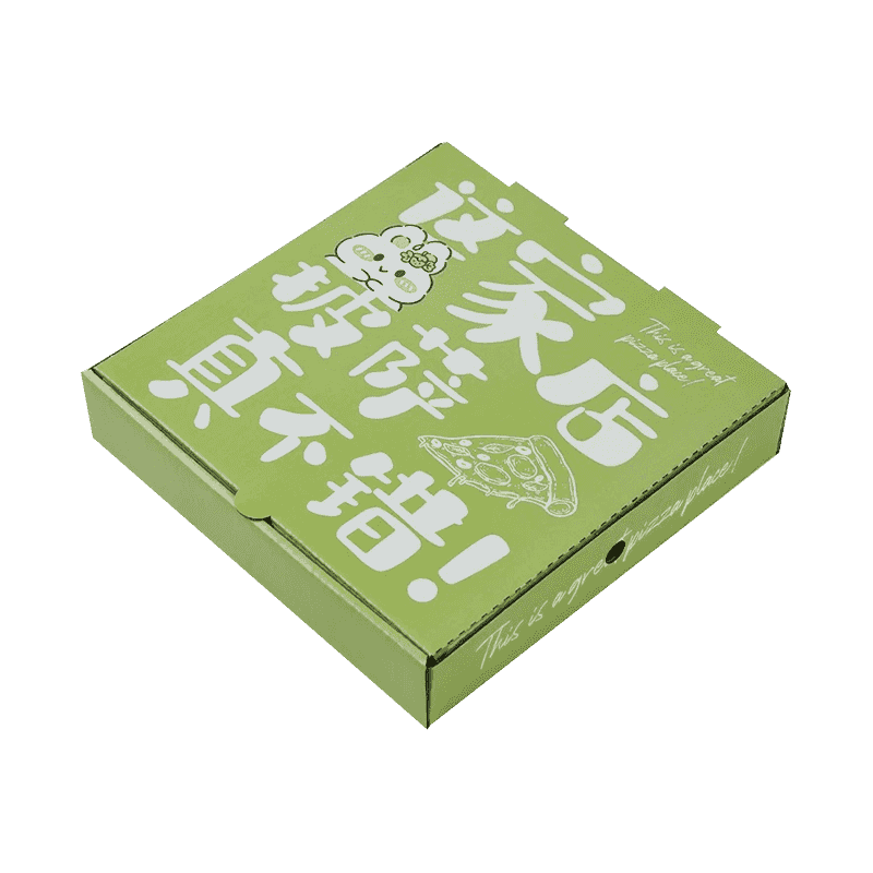 Golfkartonnen pizzaverpakkingsdozen