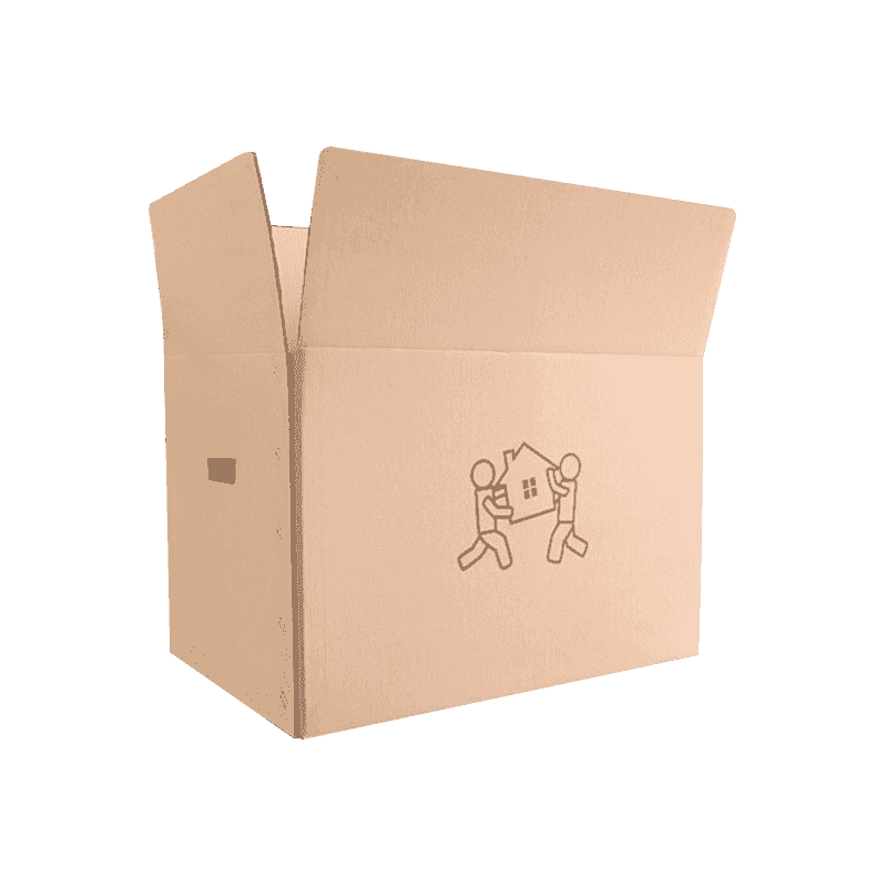 Golfkartonnen verzenddozen verplaatsen