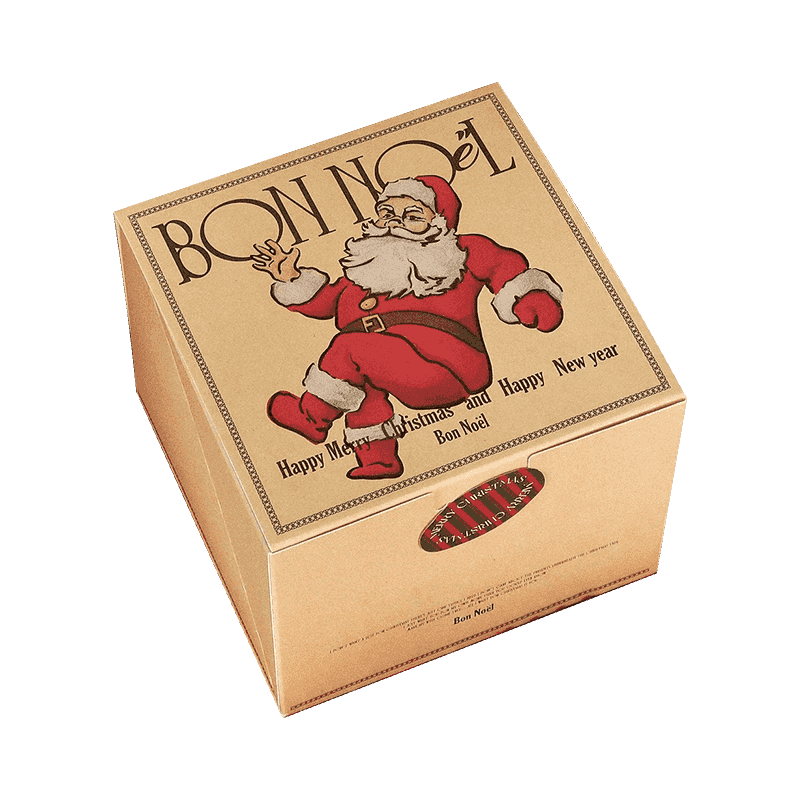 Gegolfde Mystic Santa Apple-verpakkingsdozen