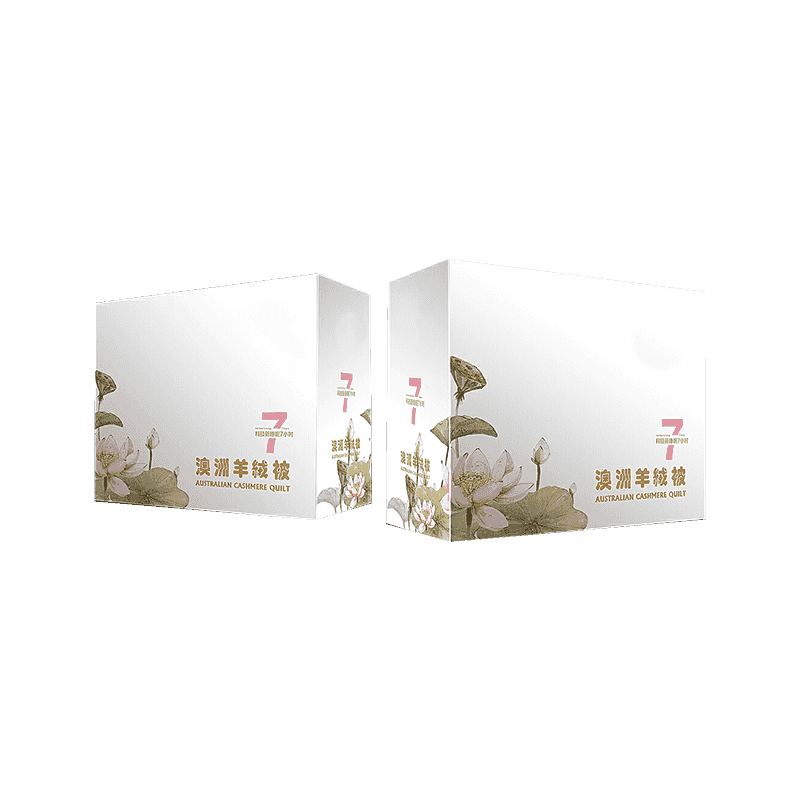 Golfkarton beddengoed verpakkingsdozen