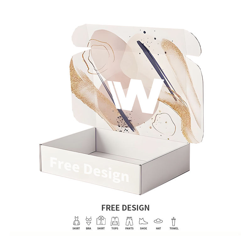 Golfgegolfde kledingverpakkingsdozen