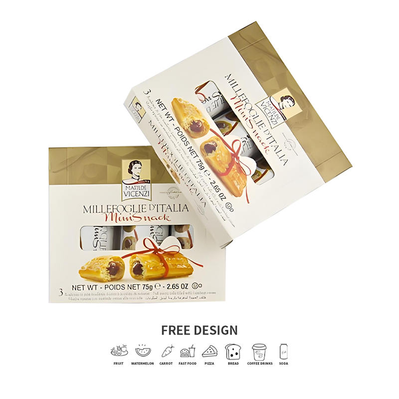 Golfkartonnen koekjesverpakkingsdozen