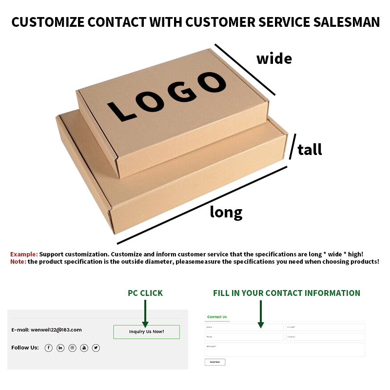 Golfkartonnen fruitverpakkingsdozen